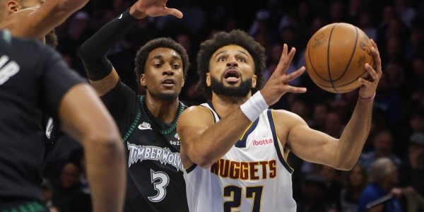 约基奇连场三双默里43+6 华子缺阵掘金擒森林狼